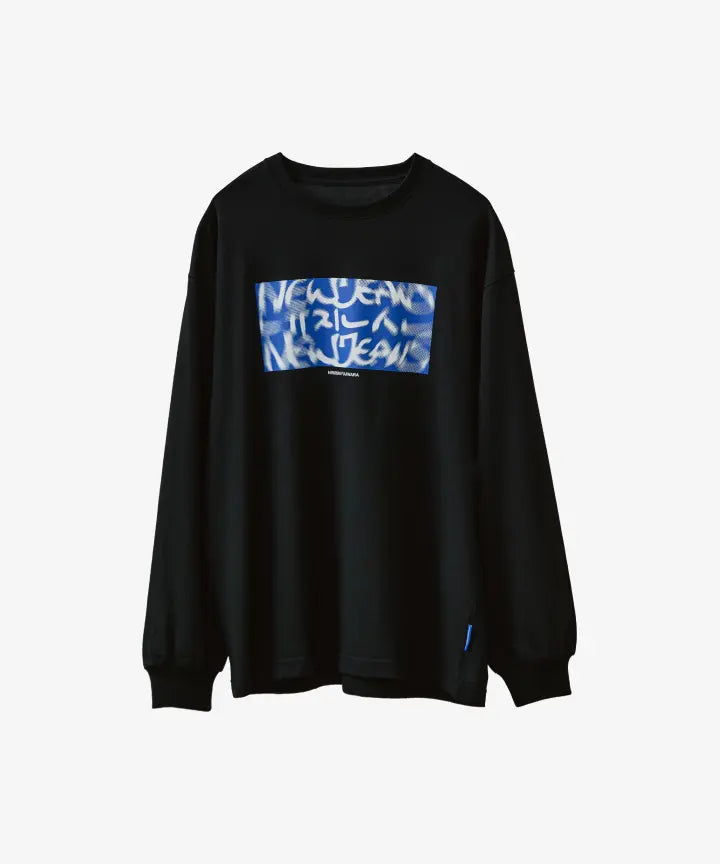 [NewJeans] NewJeans X Hiroshi Fujiwara COLLER LONG SLEEVE T-SHIRTS VER.1