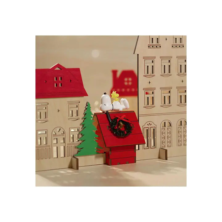 [Peanuts] Snowy Village Tree Skirt