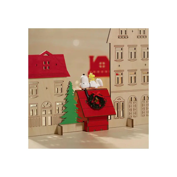 [Peanuts] Snowy Village Tree Skirt