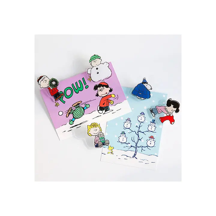 [Peanuts] Acrylic Ornament Set (Snoopy & Friends Winter Edition)