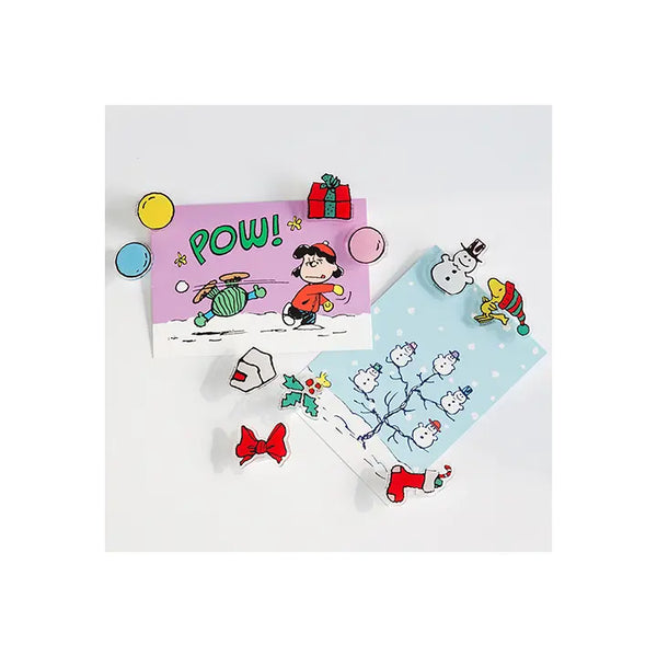 [Peanuts] Acrylic Ornament Set (Merry Tree Decorating Edition)