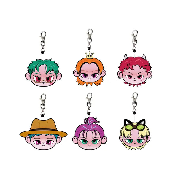 [P1Harmony] P1KIDS FACE REEL KEYRING