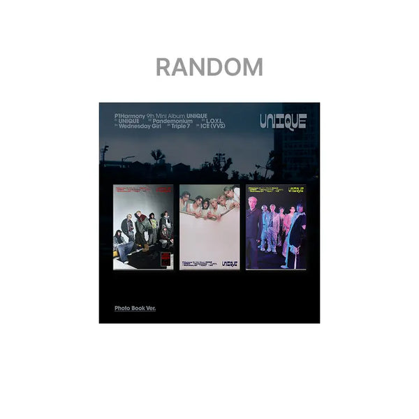 [P1Harmony] 9th Mini Album [UNIQUE] (Photo Book Ver.) (Random)