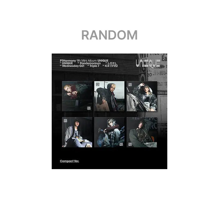 [P1Harmony] 9th Mini Album [UNIQUE] (Compact Ver.) (Random)