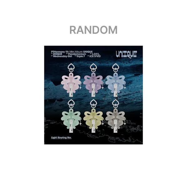 [P1Harmony] 9th Mini Album [UNIQUE] (Light Keyring Ver.) (Random)