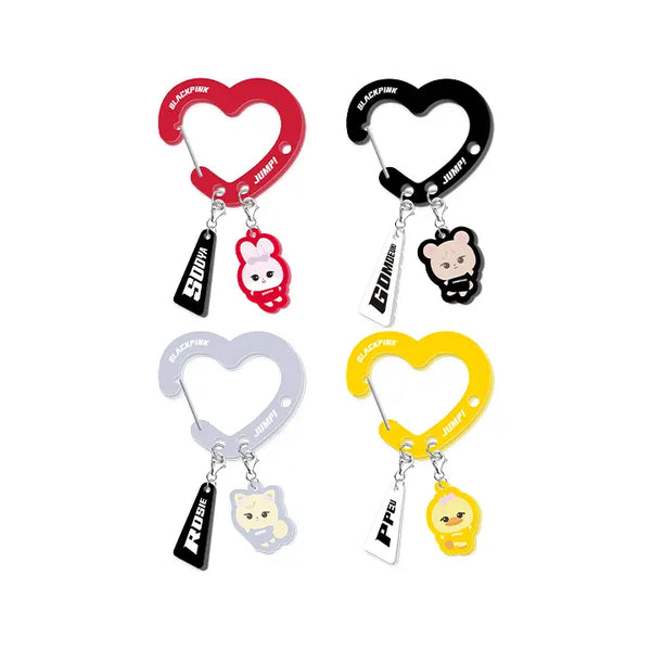 [BLACKPINK] [JUMP] BLACKPINK CHARACTER ACRYLIC CARABINER KEYRING