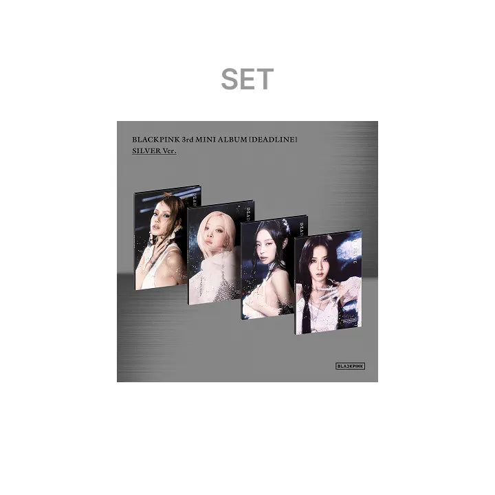 [BLACKPINK] BLACKPINK 3rd MINI ALBUM [DEADLINE] SILVER Ver. (Set)