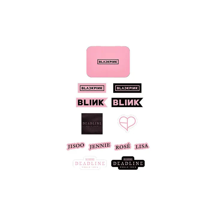 [BLACKPINK] [DEADLINETOUR] BLACKPINK TIN CASE + STICKER SET