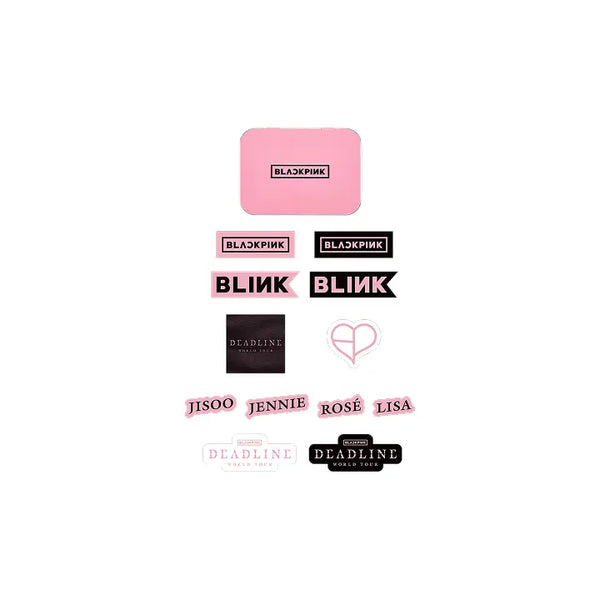 [BLACKPINK] [DEADLINETOUR] BLACKPINK TIN CASE + STICKER SET
