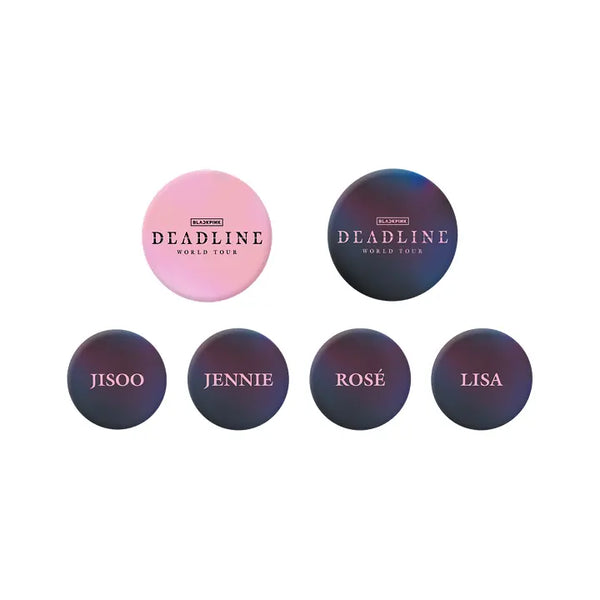 [BLACKPINK] [DEADLINETOUR] BLACKPINK PIN BUTTON SET