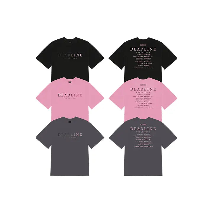 [BLACKPINK] [DEADLINETOUR] BLACKPINK HEAT REACTIVE T-SHIRT
