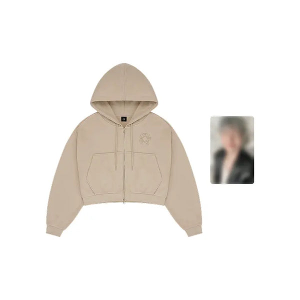 [WINNER] [PAGE2] KANG SEUNG YOON TWO-WAY CROP ZIP-UP HOODIE