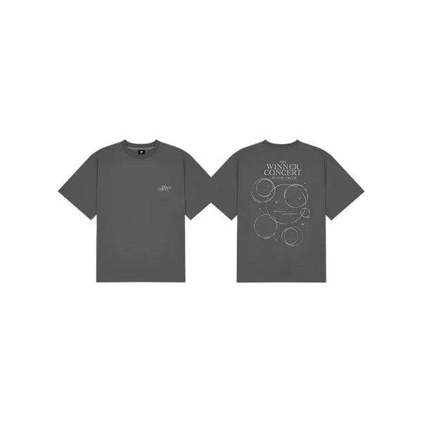 [WINNER] [INOURCIRCLE] WINNER PLANET T-SHIRT_CHARCOAL
