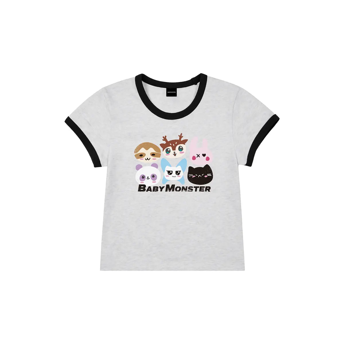 [BABYMONSTER] [CHOOMTOUR] BABYMONSTER CHARACTER RINGER T-SHIRT