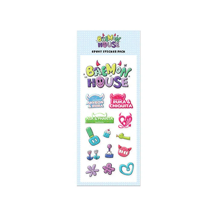 [BABYMONSTER] [BMHOUSE] BABYMONSTER EPOXY STICKER PACK