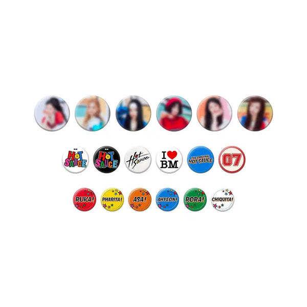 [BABYMONSTER] [HOTSAUCE] BABYMONSTER RANDOM PIN BUTTON SET