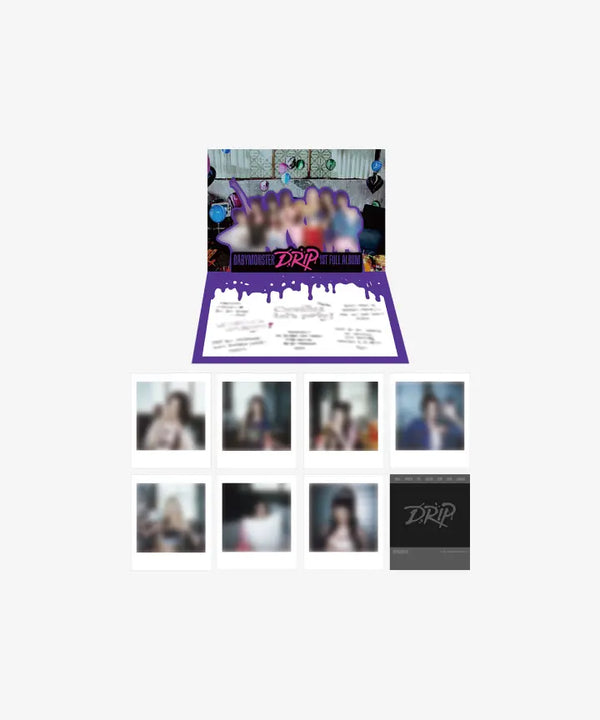 [BABYMONSTER] [DRIP] BABYMONSTER POP-UP CARD SET