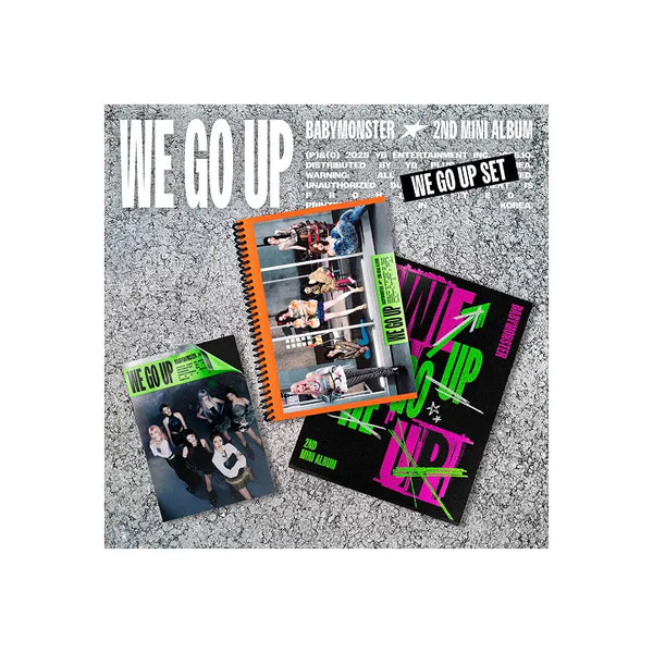 [BABYMONSTER] BABYMONSTER 2nd MINI ALBUM [WE GO UP] WE GO UP SET