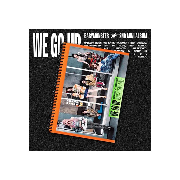 [BABYMONSTER] BABYMONSTER 2nd MINI ALBUM [WE GO UP] GO Ver.
