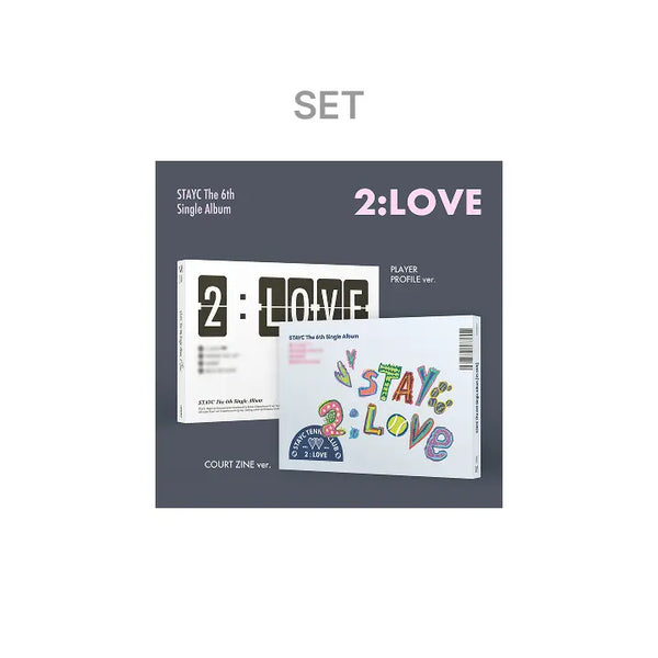 [STAYC] The 6th Single Album [2:LOVE] COURT ZINE / PLAYER PROFILE ver. (Set)