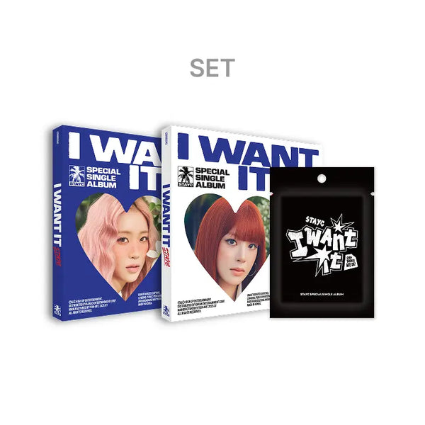 [STAYC] SPECIAL SINGLE : I WANT IT (SET) +  I WANT IT (MINI PACK Ver.) Set