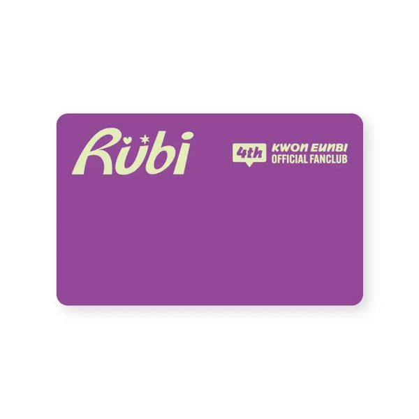 [KWON EUN BI] RUBI 4th MEMBERSHIP