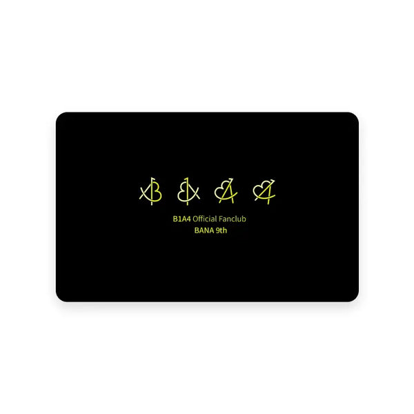[B1A4] BANA 9TH MEMBERSHIP