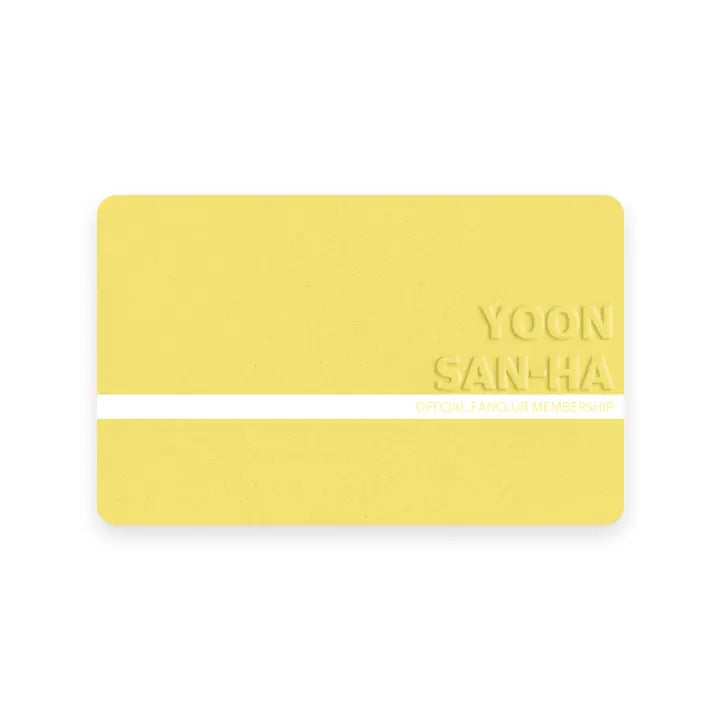[YOON SAN-HA] YOON SAN-HA MEMBERSHIP