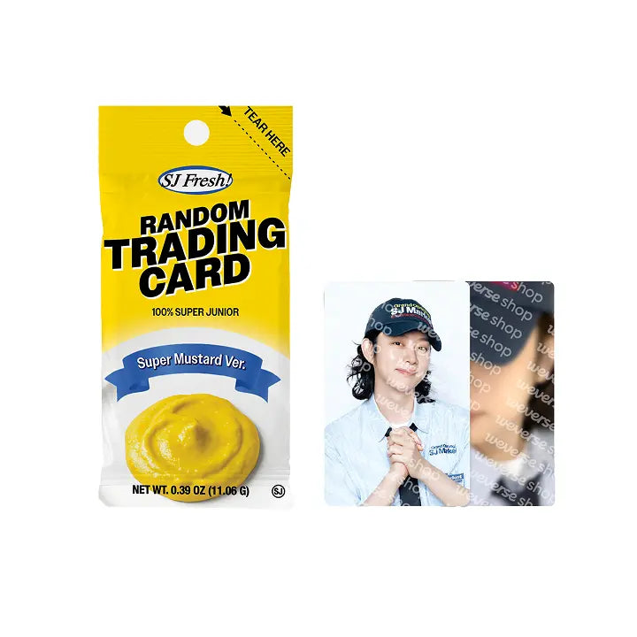 [SUPER JUNIOR] RANDOM TRADING CARD SET (SUPER MUSTARD ver.)