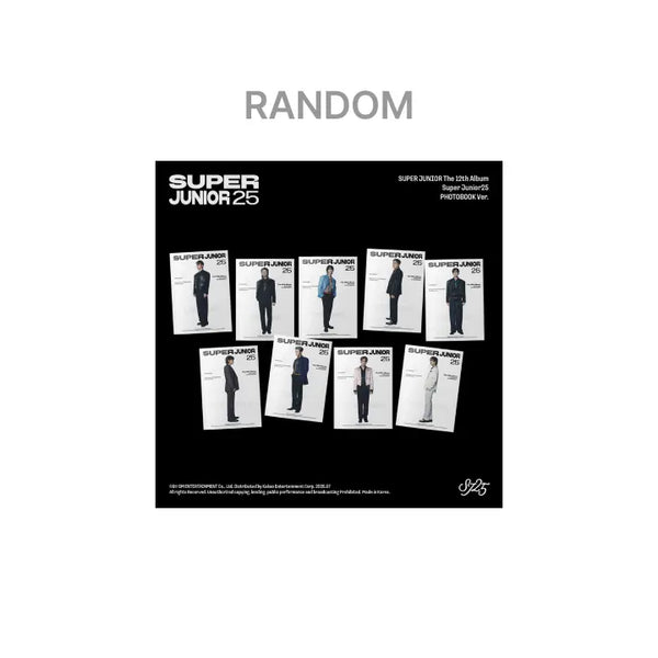 [SUPER JUNIOR] The 12th Album [Super Junior25] (PHOTOBOOK Ver.) (Random)