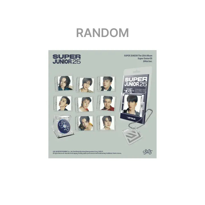 [SUPER JUNIOR] The 12th Album [Super Junior25] (SMini Ver.)(Smart Album) (Random)