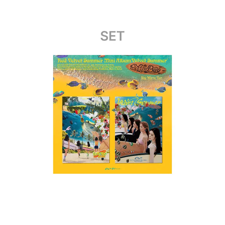 [Red Velvet] Summer Mini Album [Velvet Summer] (Big Wave Ver.) (Set)