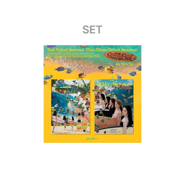 [Red Velvet] Summer Mini Album [Velvet Summer] (Big Wave Ver.) (Set)
