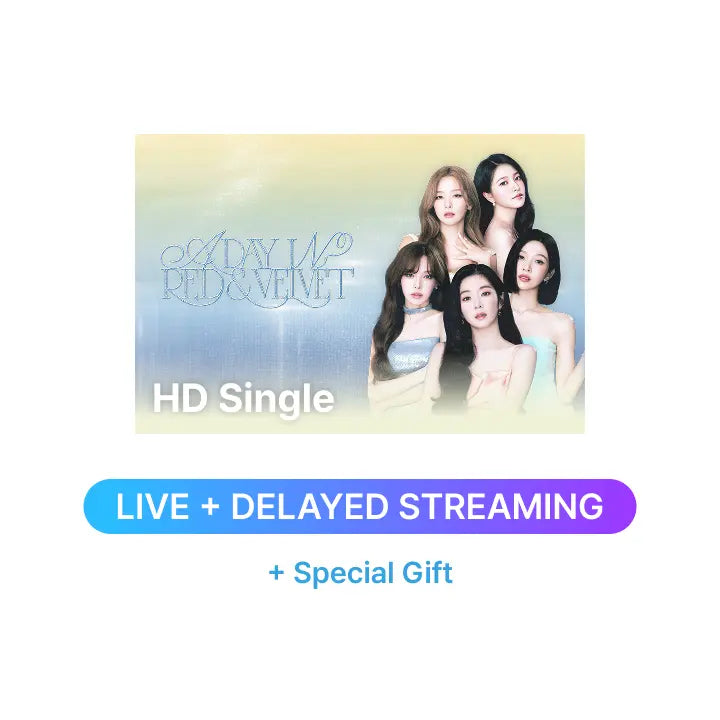 [Red Velvet] Red Velvet FAN-CON <A Day in Red & Velvet> HD Single-view (Live + Delayed Streaming) + Special Gift