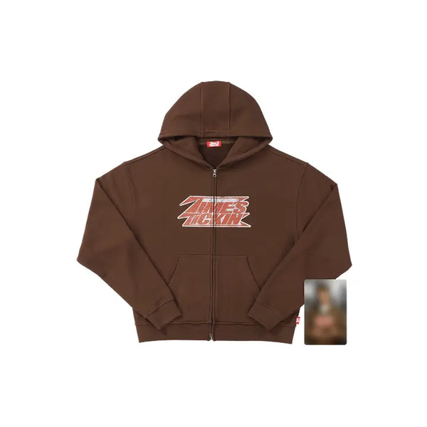 [TVXQ!] ZIP-UP HOODIE SET_BROWN ver.