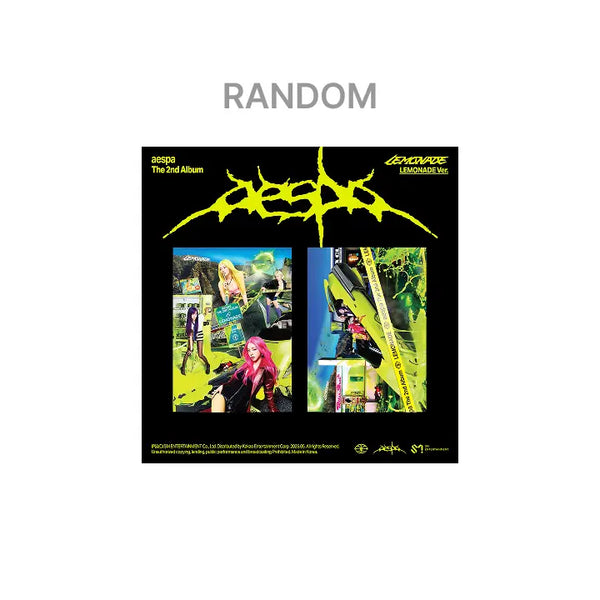 [aespa] The 2nd Album [LEMONADE] (LEMONADE Ver.) (Random)