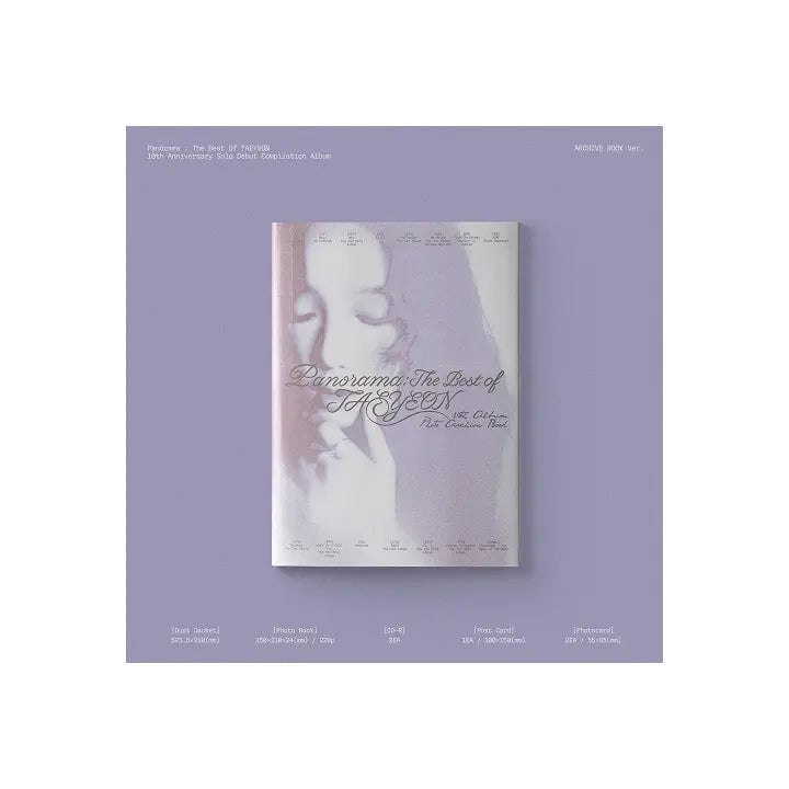 [Girls' Generation] 'Panorama : The Best of TAEYEON' (ARCHIVE BOOK Ver.)