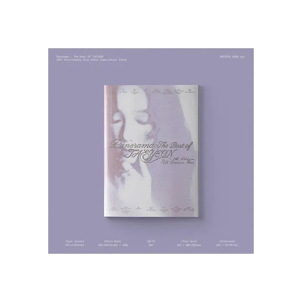 [Girls' Generation] 'Panorama : The Best of TAEYEON' (ARCHIVE BOOK Ver.)