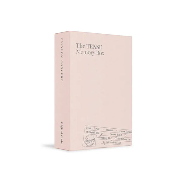 [Girls' Generation] TAEYEON CONCERT The TENSE Memory Box Digital Code