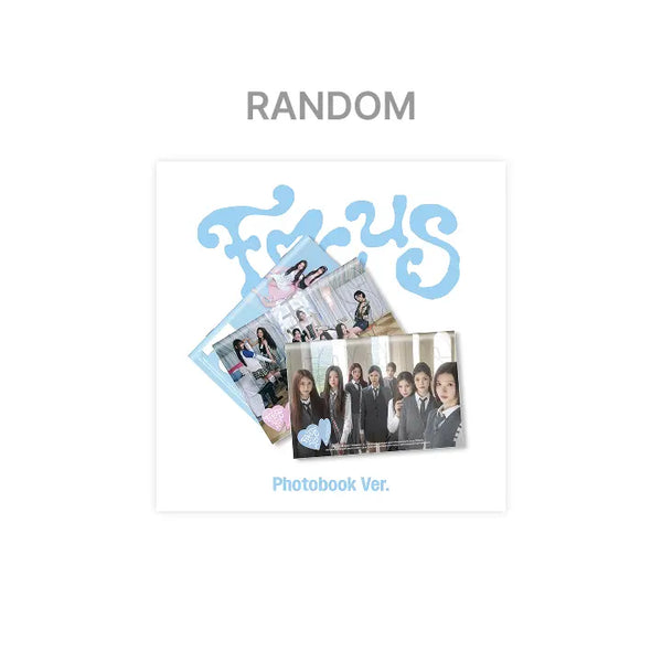 [Hearts2Hearts] The 1st Mini Album 'FOCUS' (Photobook ver.) (Random)