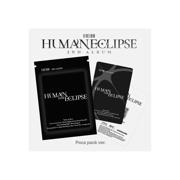 [Hebi] 2nd Mini Album [Human Eclipse] (Poca pack ver.)