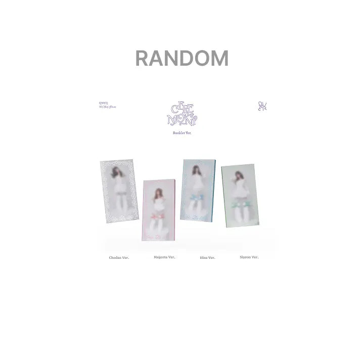 [QWER] 4th Mini Album 'CEREMONY' (Booklet Ver.) (Random)