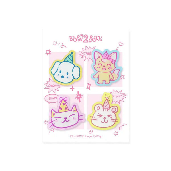 [QWER] Acrylic Magnet Set (4 Pieces)