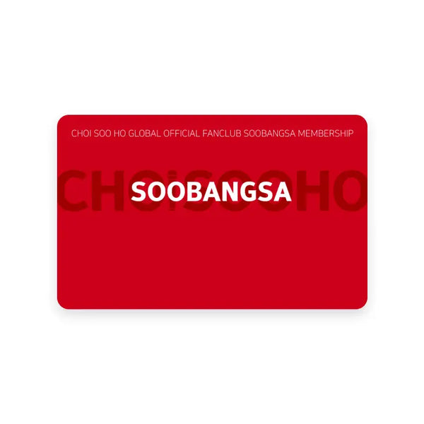 [CHOI SOO HO] SOOBANGSA MEMBERSHIP