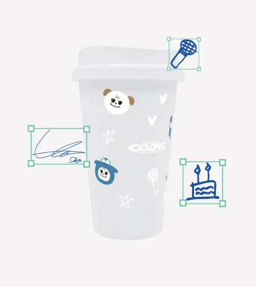 [KYUHYUN] [KYUHYUN] REUSABLE TUMBLER (Translucent)