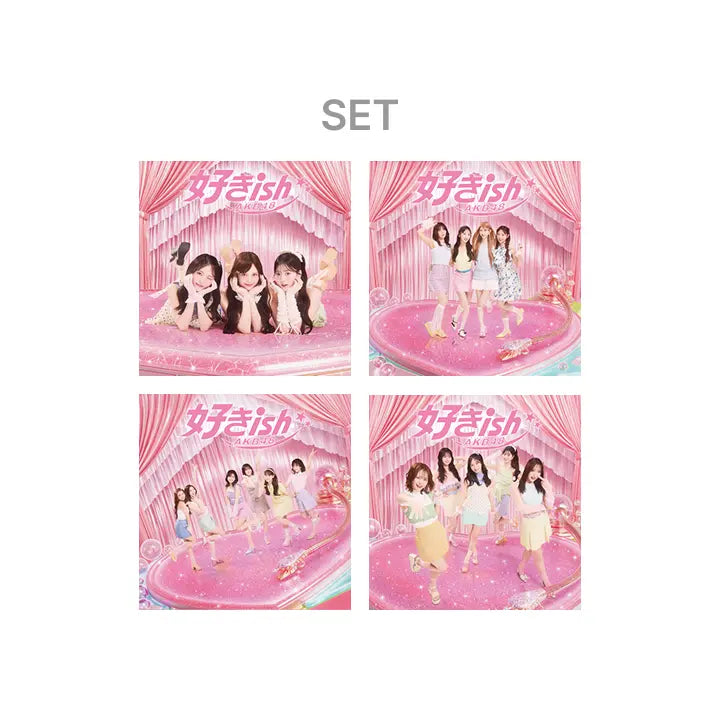 [AKB48] 68th Single 『好きish』4 Set