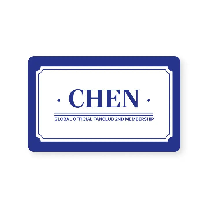 [CHEN] CHEN 2ND MEMBERSHIP