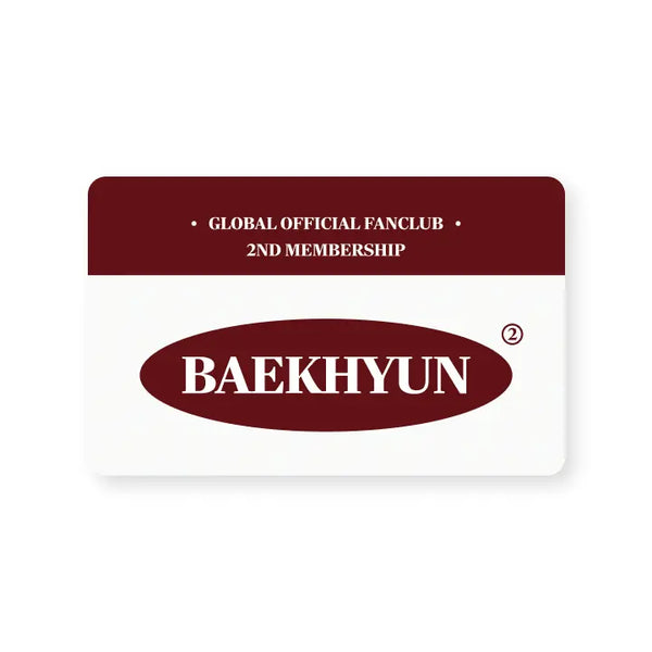 [BAEKHYUN] BAEKHYUN 2ND MEMBERSHIP