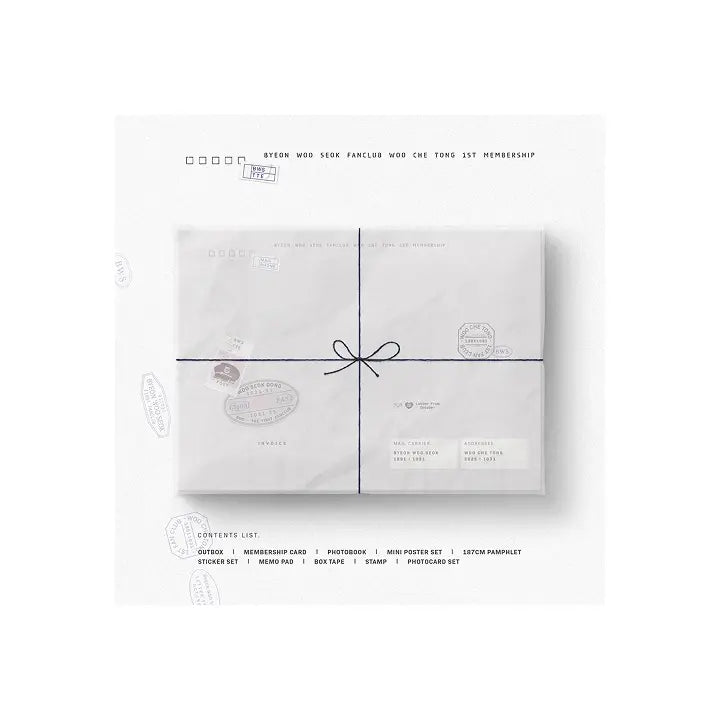 [BYEON WOO SEOK] WOO CHE TONG 1ST MEMBERSHIP KIT