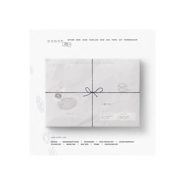 [BYEON WOO SEOK] WOO CHE TONG 1ST MEMBERSHIP KIT